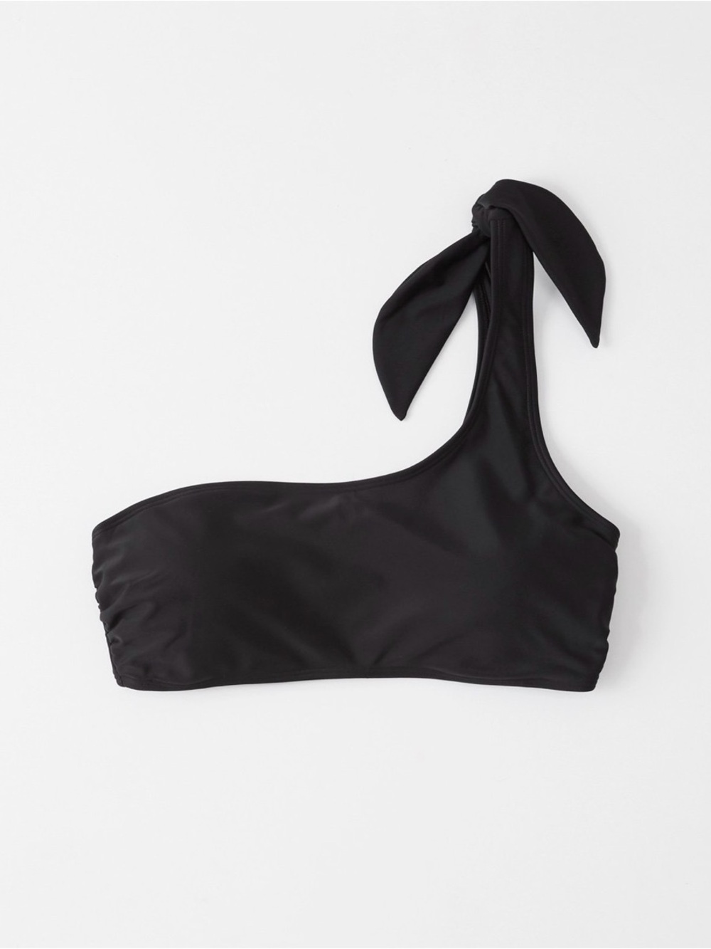 NWOT Abercrombie & Fitch One-Shoulder Black Bikini Top